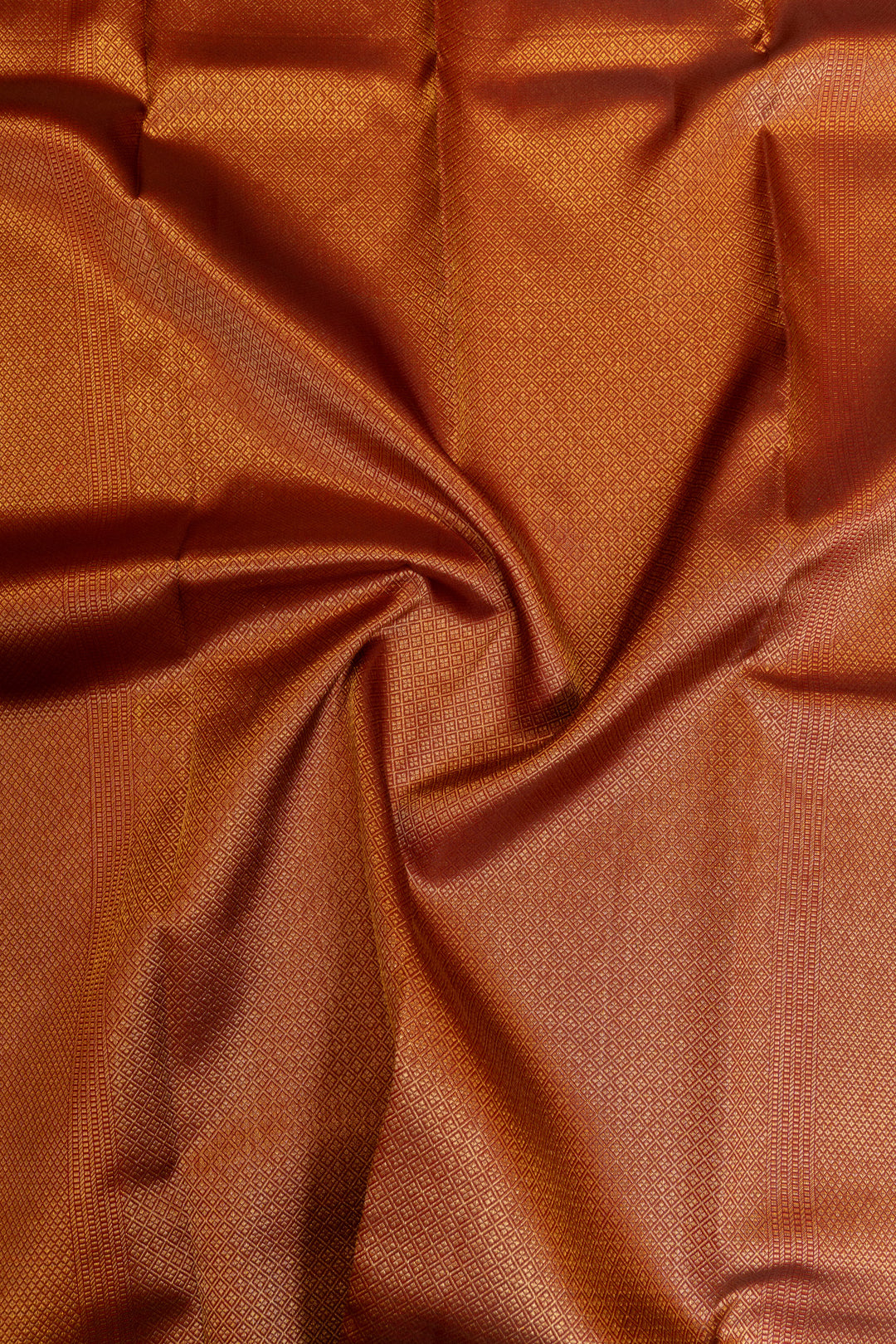 Maroon paisley brocade pure Kanchipuram silk saree