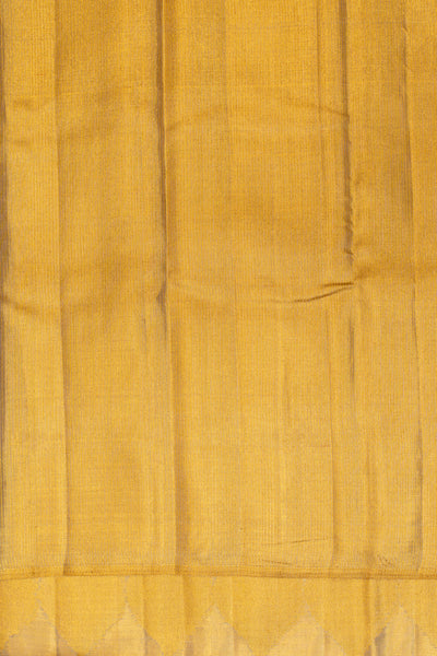 Gold tissue pure zari 8Kol Kanchipuram silk saree