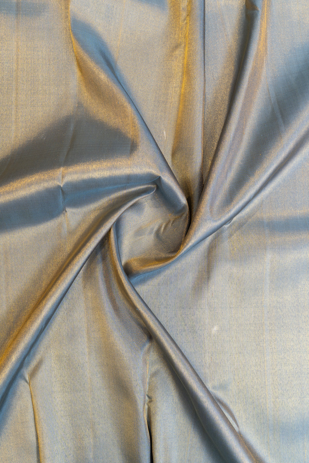 Cerulean blue 8 Kol pure Kanchipuram silk saree