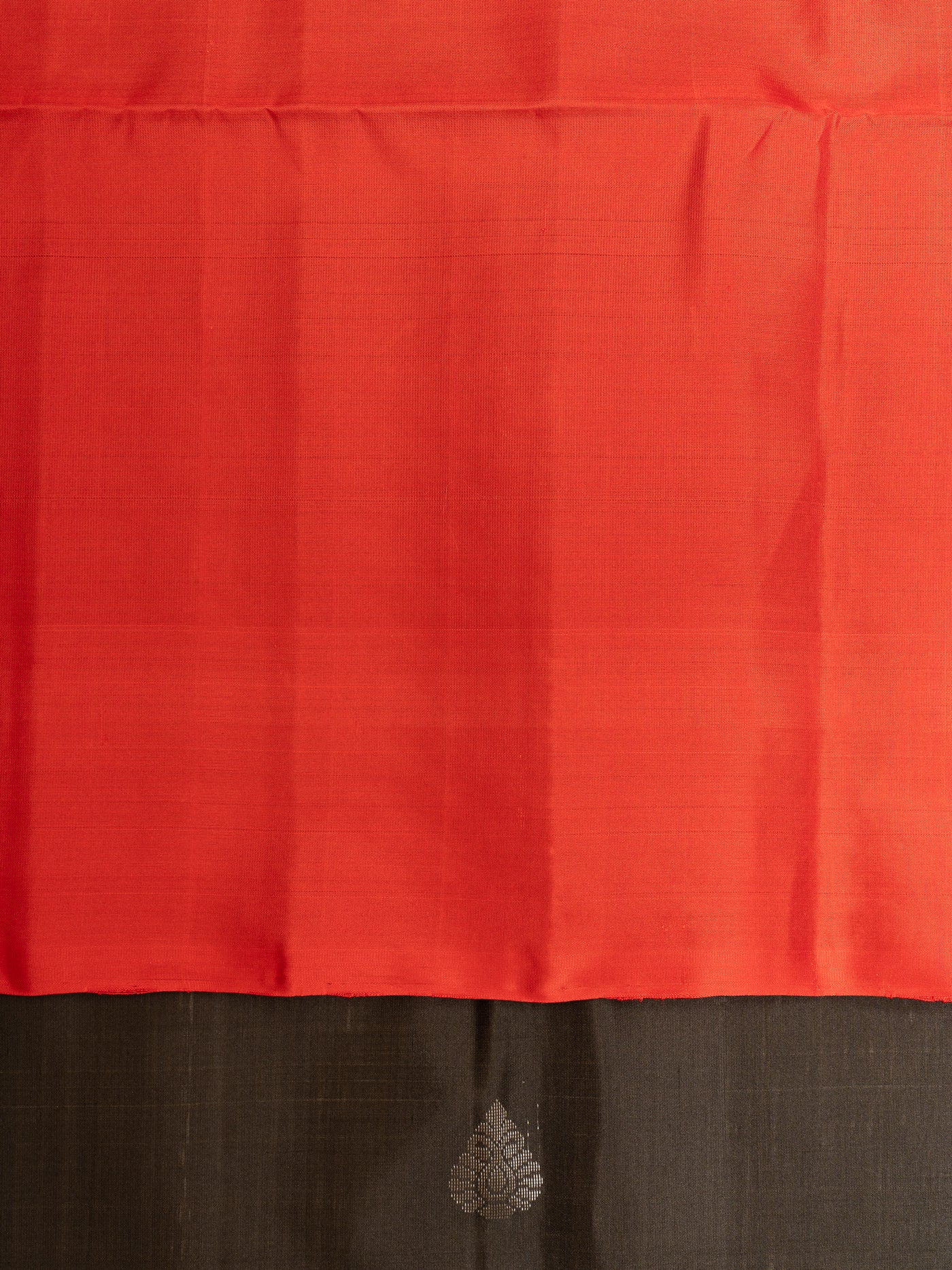 Black Butties and Red Soft Silk Saree | Clio Silks