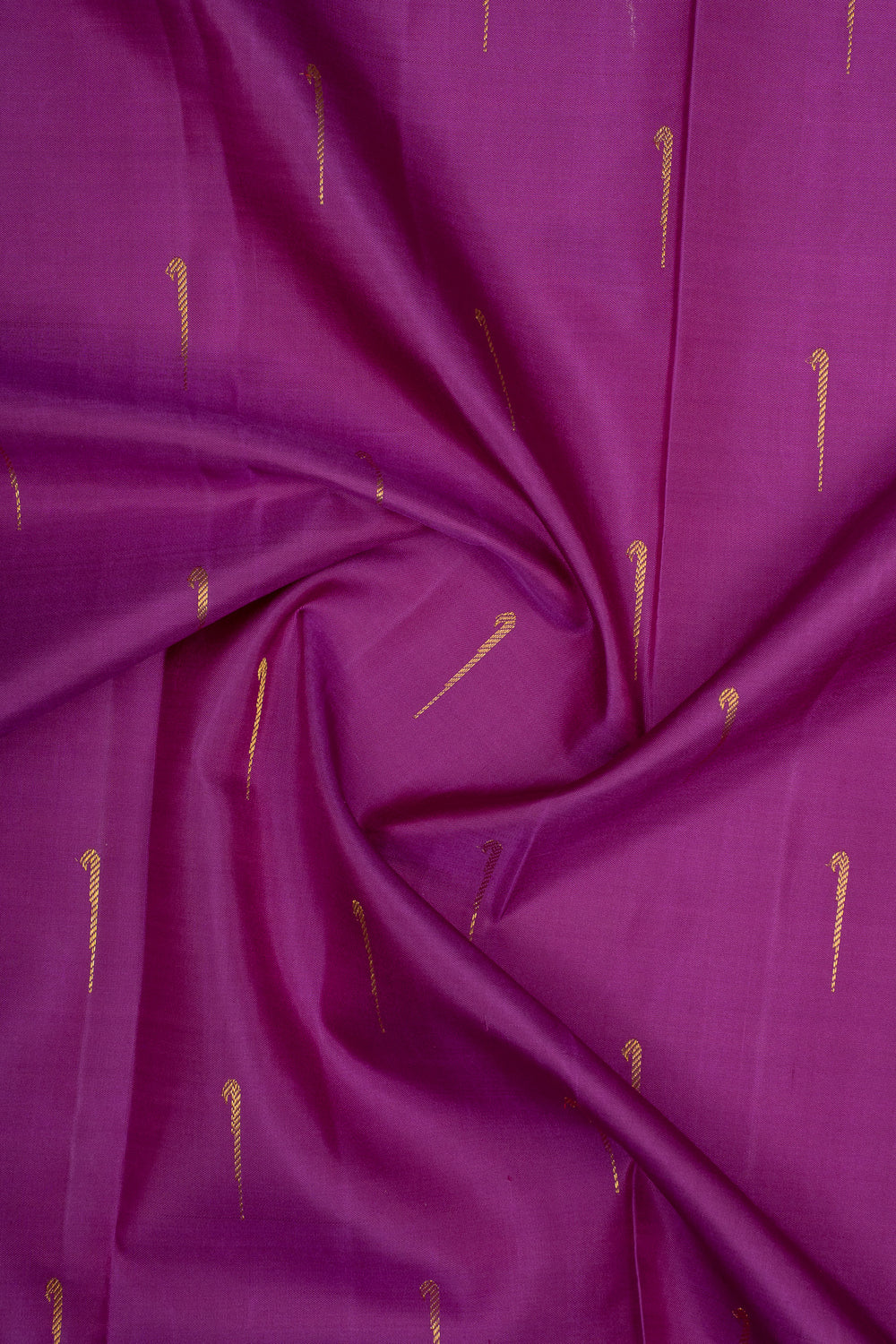 Purple and Ivory Pure Kanchipuram Silk Saree