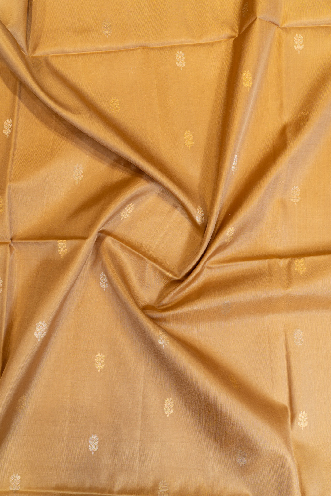 Beige and peach pure soft silk saree