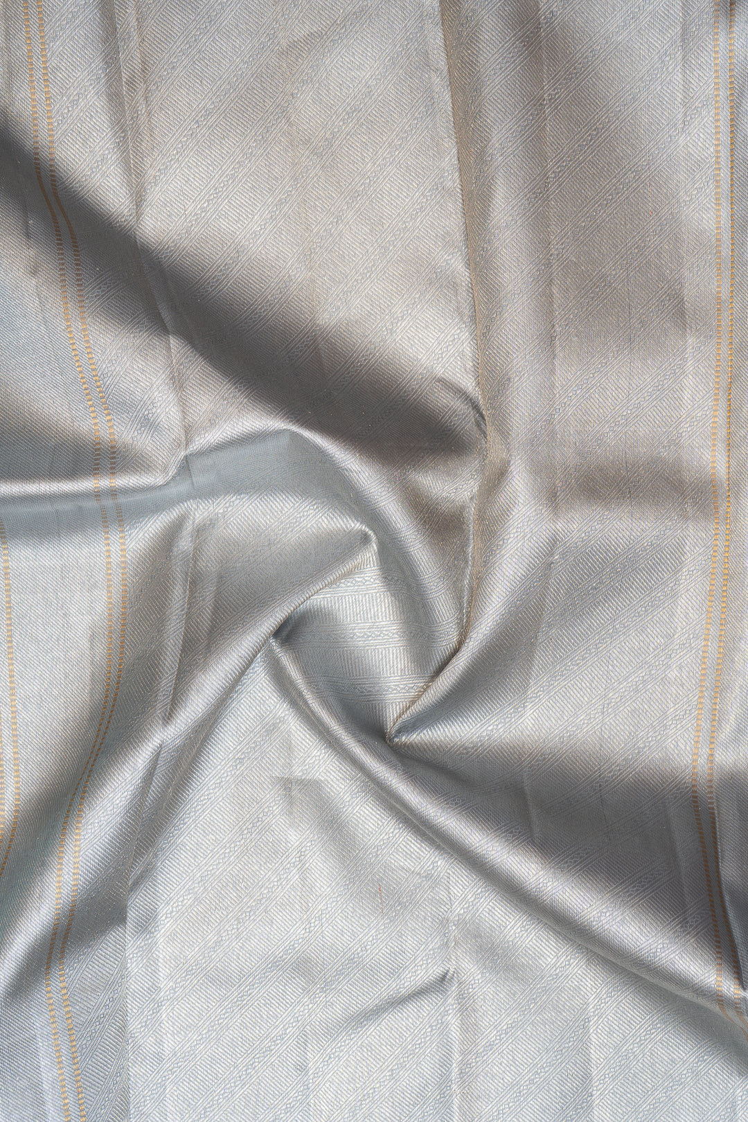 Sky Blue and Grey Pure Kanchipuram Silk Saree - Clio Silks