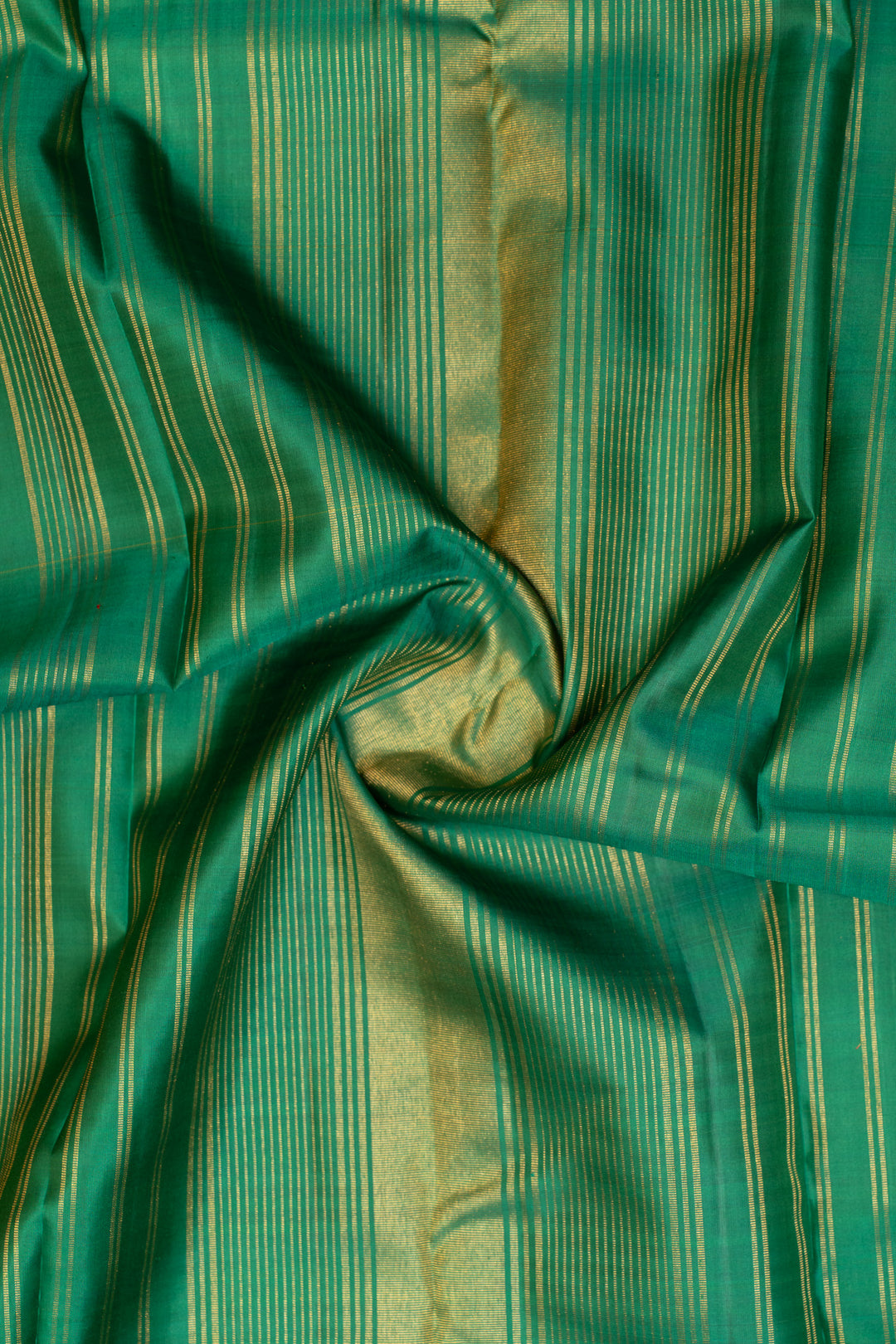 Red and mustard checks pure zari Kanchipuram silk saree