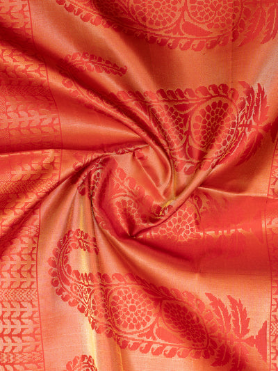 Mustard and Maroon Paithani Soft Silk Saree | Clio Silks