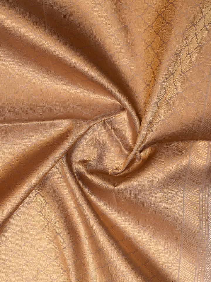 Lotus Pink Butties and Grey Soft Silk Saree | Clio Silks