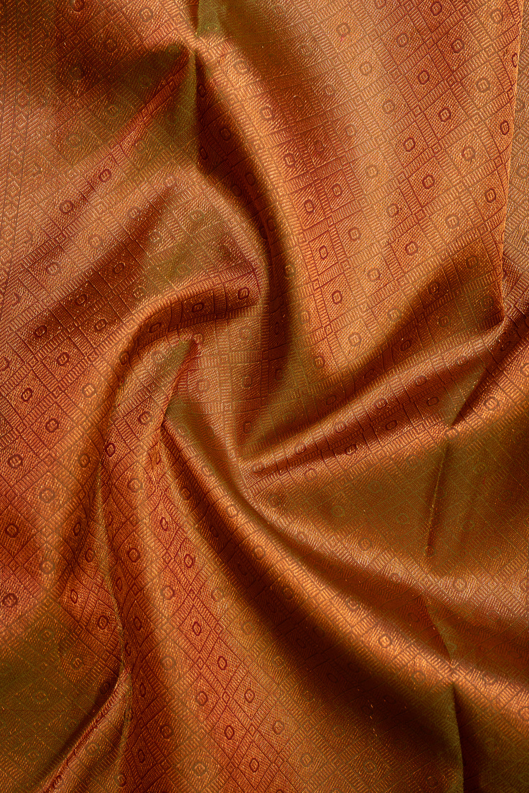 Red Brocade Pure Kanchipuram Silk Saree - Clio Silks