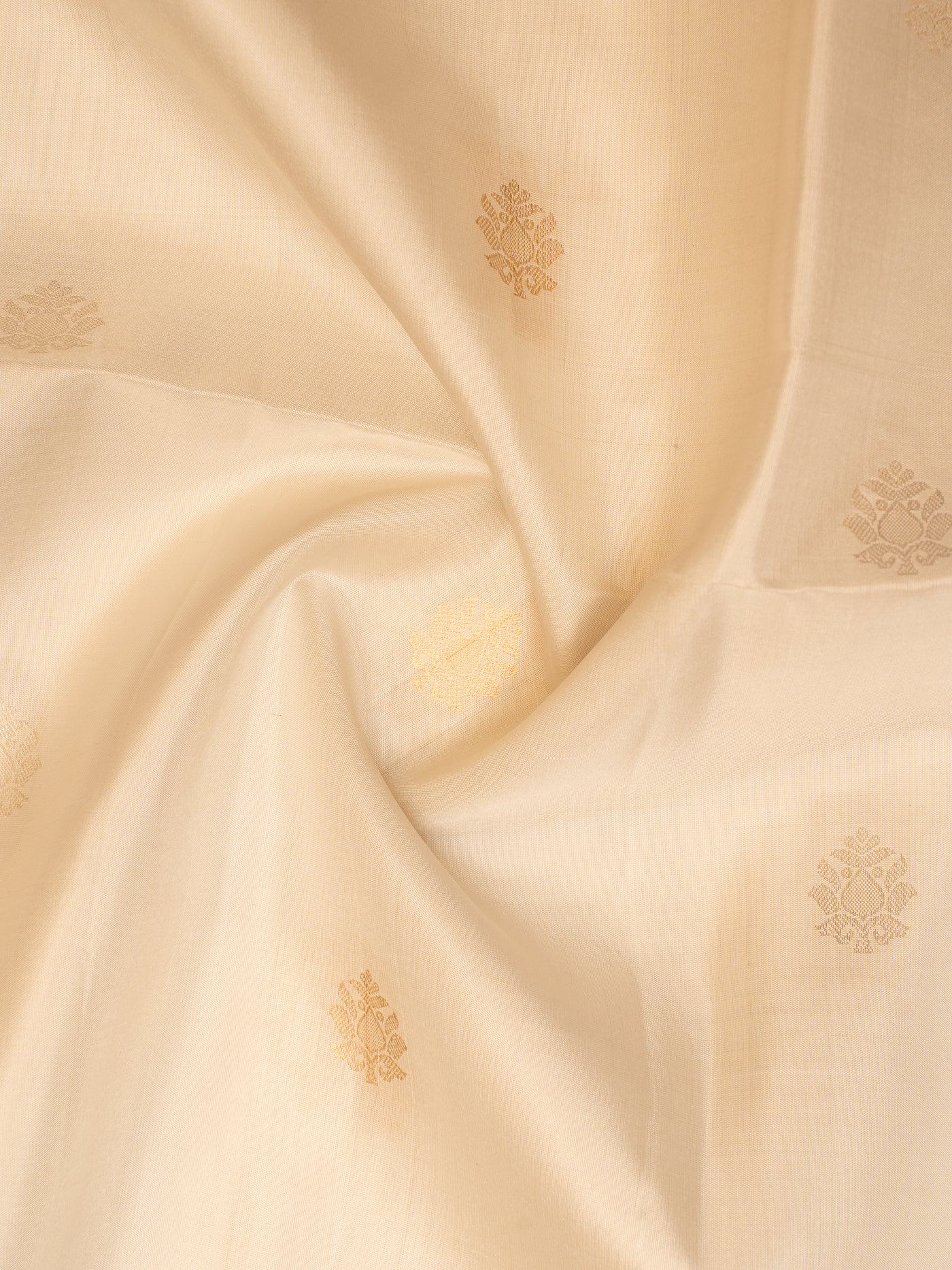 White Butties and Black Soft Silk Saree | Clio Silks