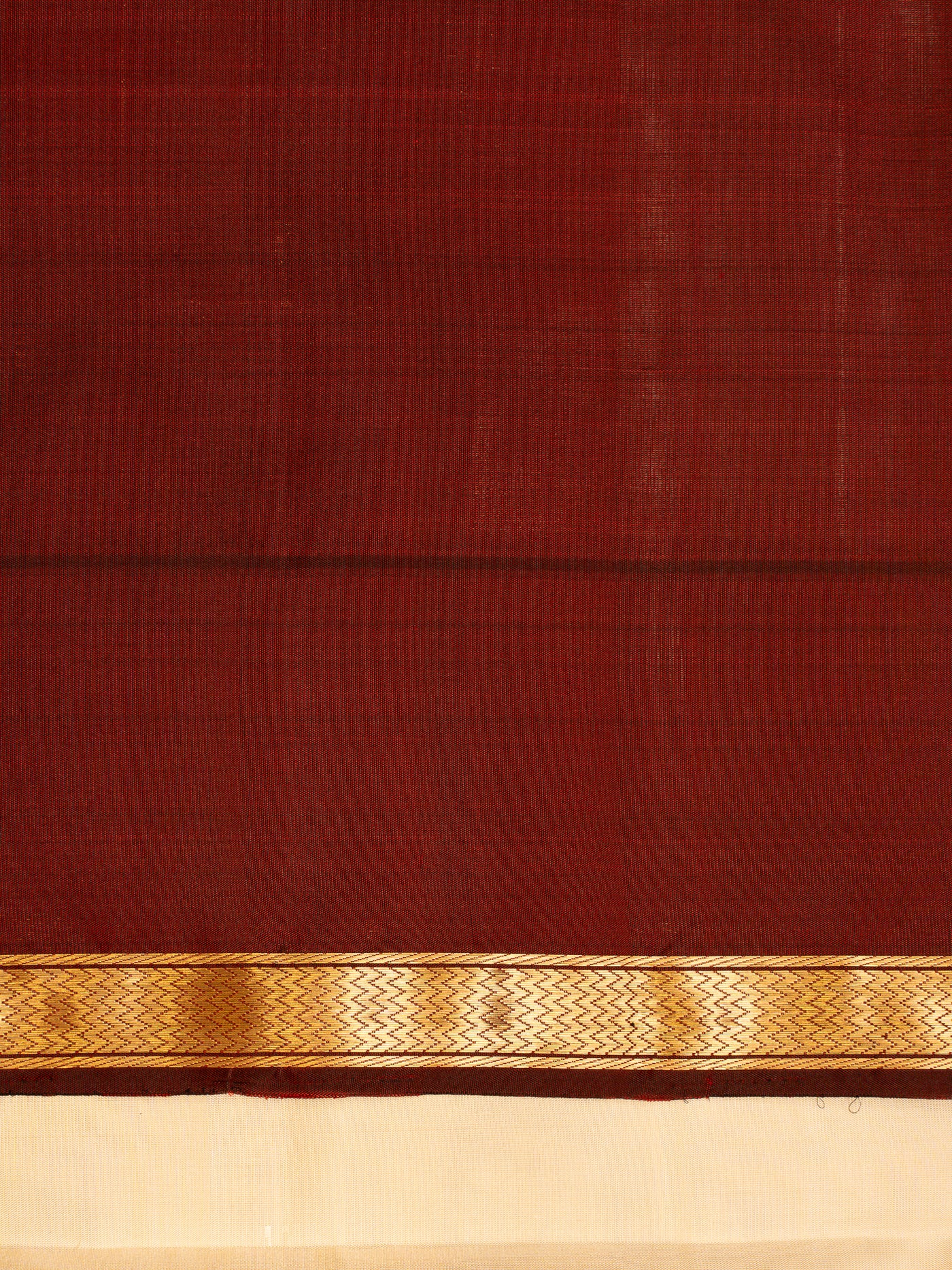 Cream Butties and Maroon Soft Silk Saree | Clio Silks