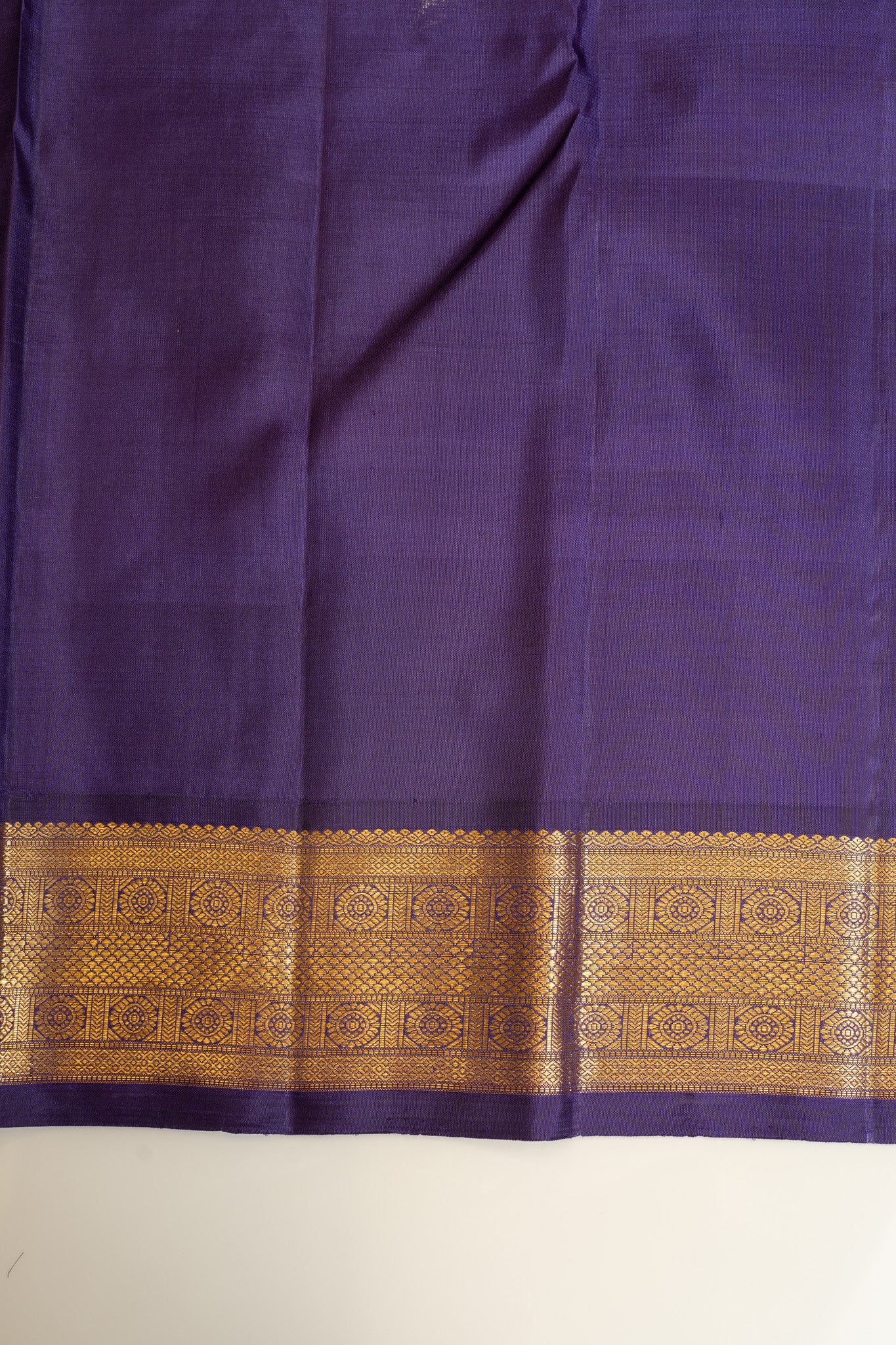 Pastel blue checks pure Kanchipuram silk saree