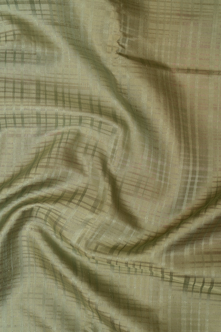 Elaichi Green and Magenta Pure Zari Kanchipuram Silk Saree - Clio Silks