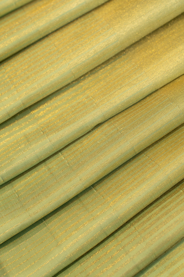 Mint green 8 Kol pure Kanchipuram silk saree