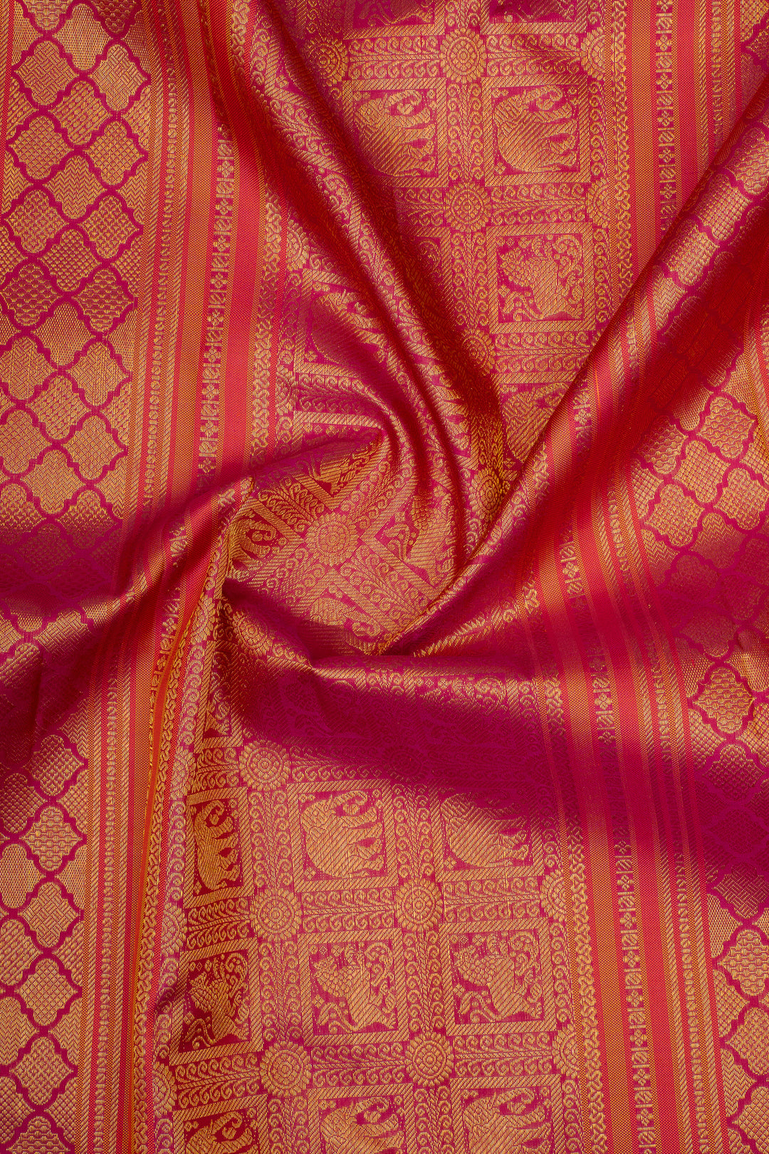 Maroon Traditional Pure Kanchipuram Silk Saree