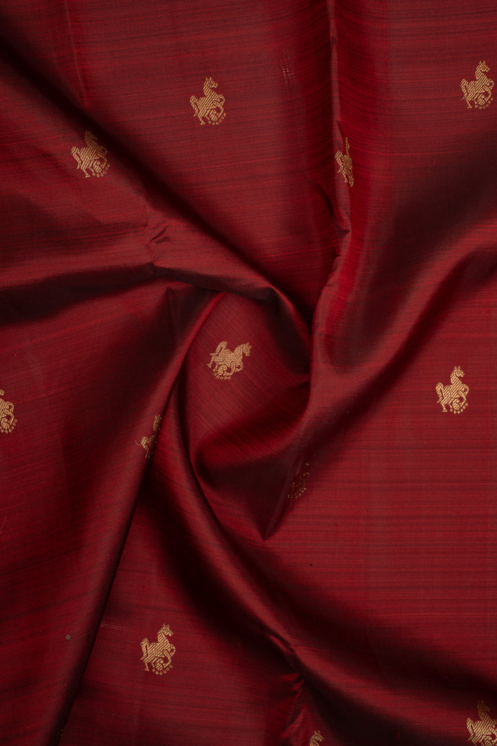 Brown Traditional Pure Kanchipuram Silk Saree