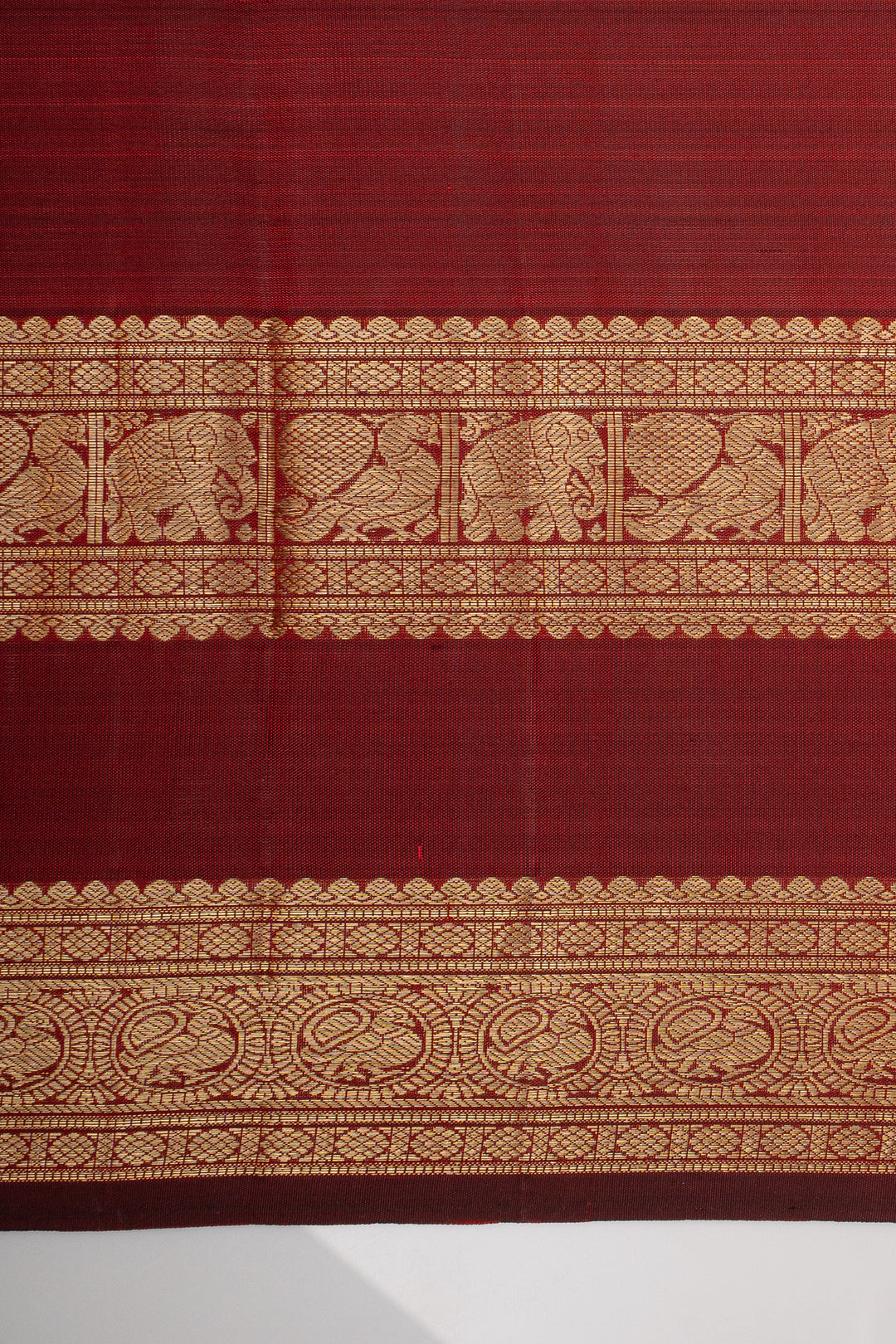 Brown Traditional Pure Kanchipuram Silk Saree