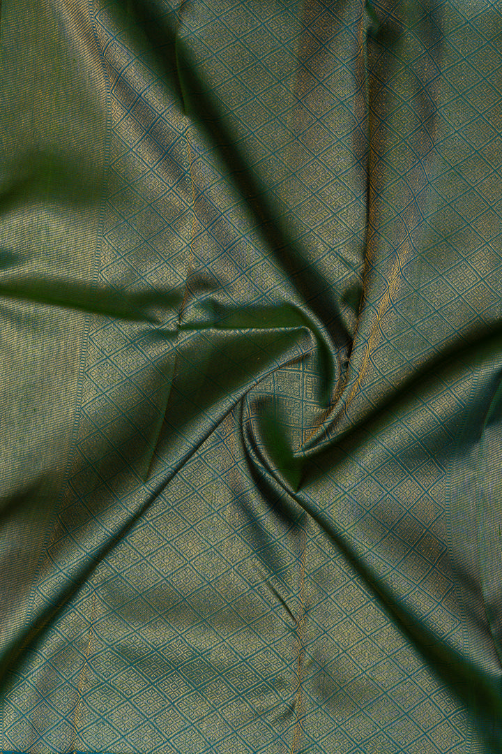 original kanjivaram saree | green border