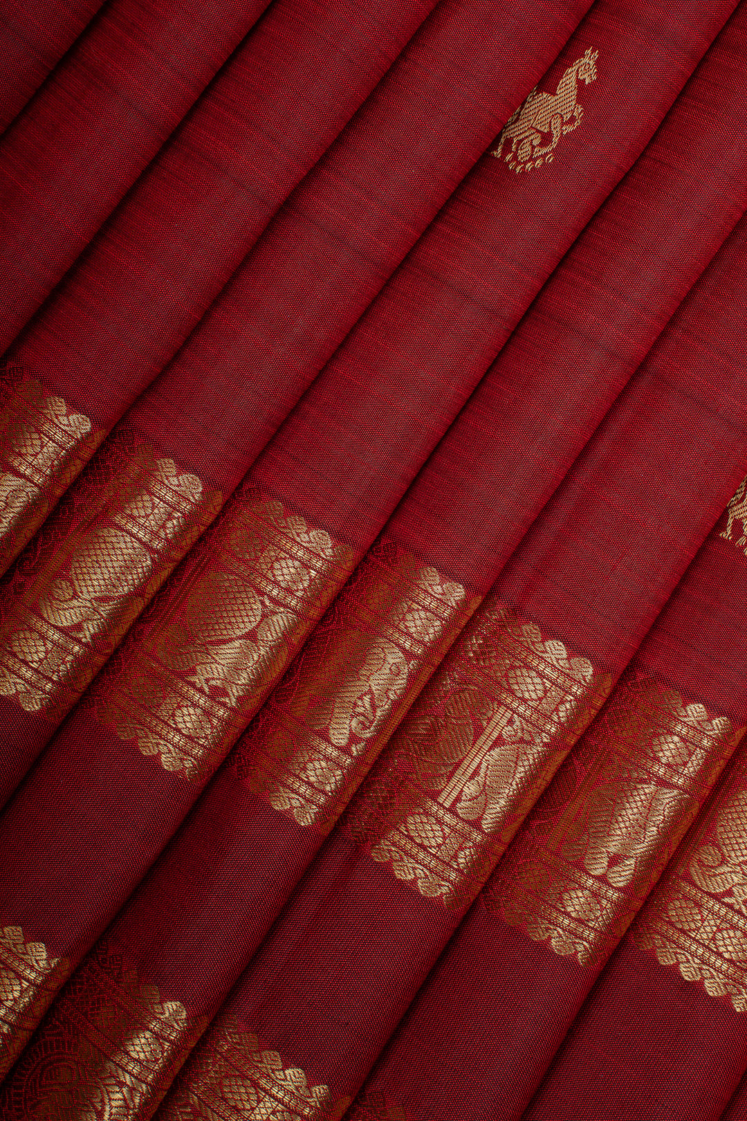 Brown Traditional Pure Kanchipuram Silk Saree