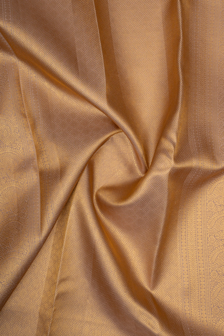 Mauve traditional pure kanchipuram silk saree