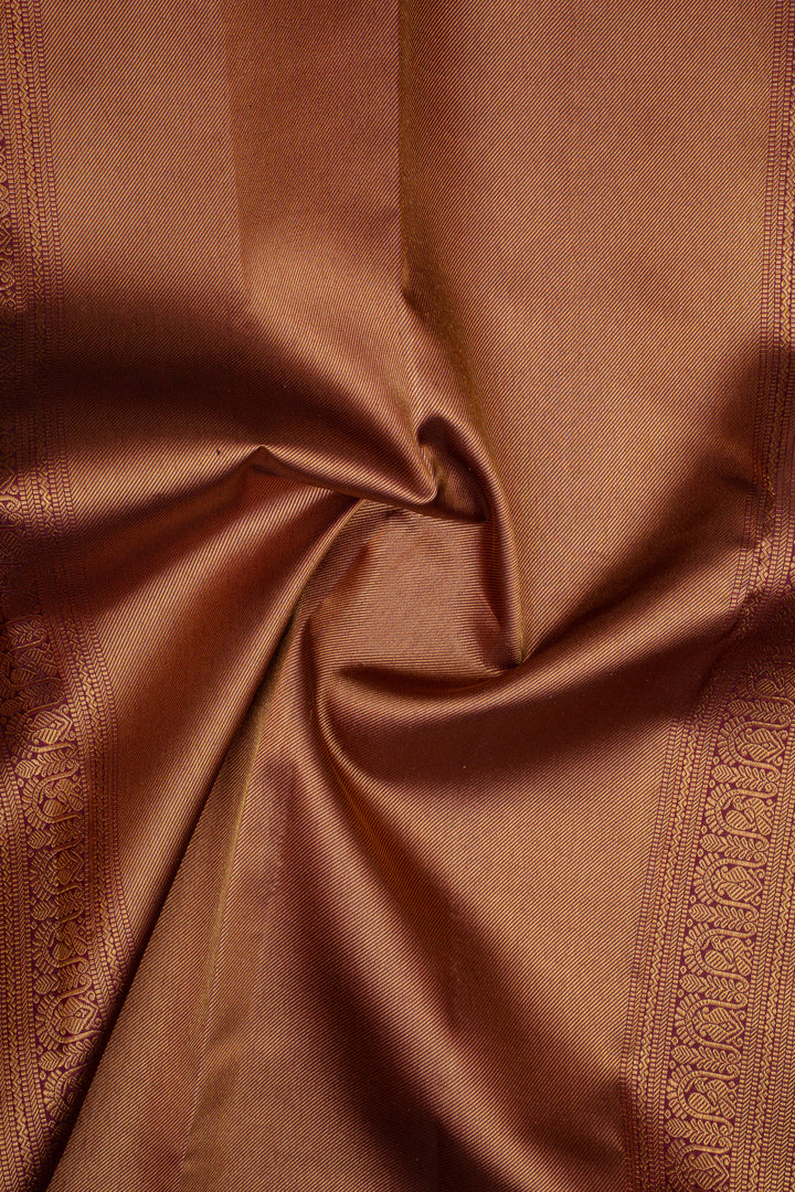 Gold 8 Kol Pure Kanchipuram Silk Saree