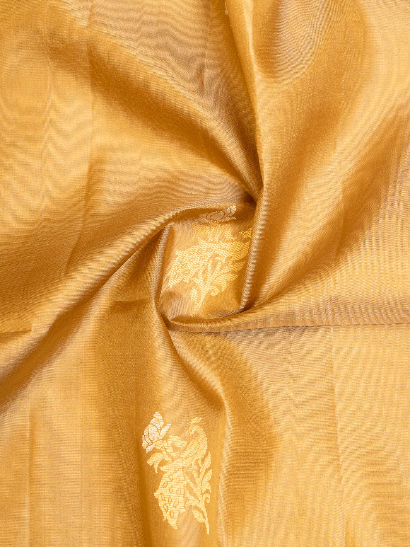 Gold and Peach Paithani Soft Silk Saree | Clio Silks