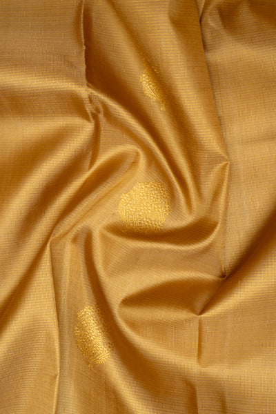 Gold Zari Stripes Pure Kanchipuram Silk Saree - Clio Silks
