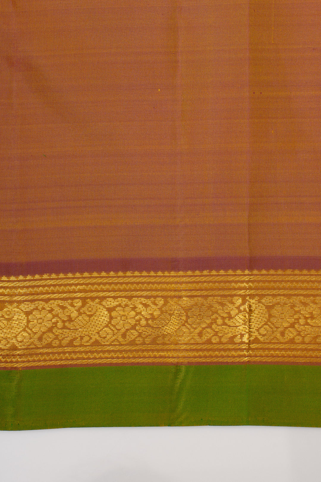 Yellow Small Border Pure Kanchipuram Silk Saree