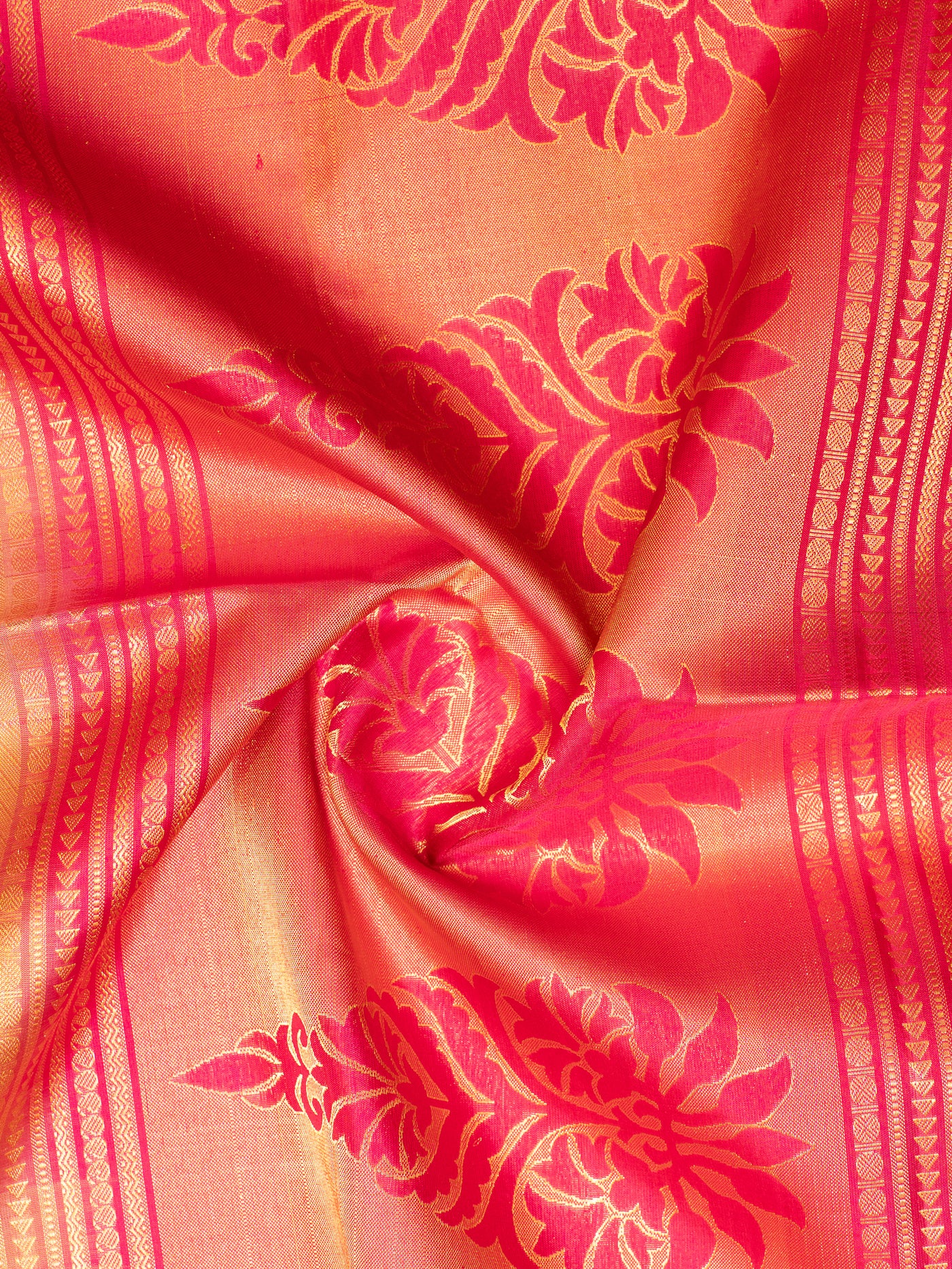 Beige and Pink Soft Silk Saree | Clio Silks