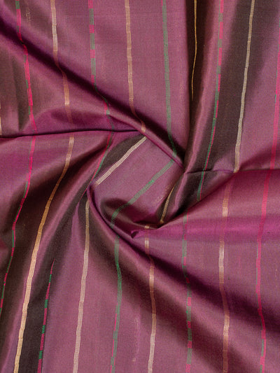 Sangria Purple Borderless Soft Silk Saree | Clio Silks