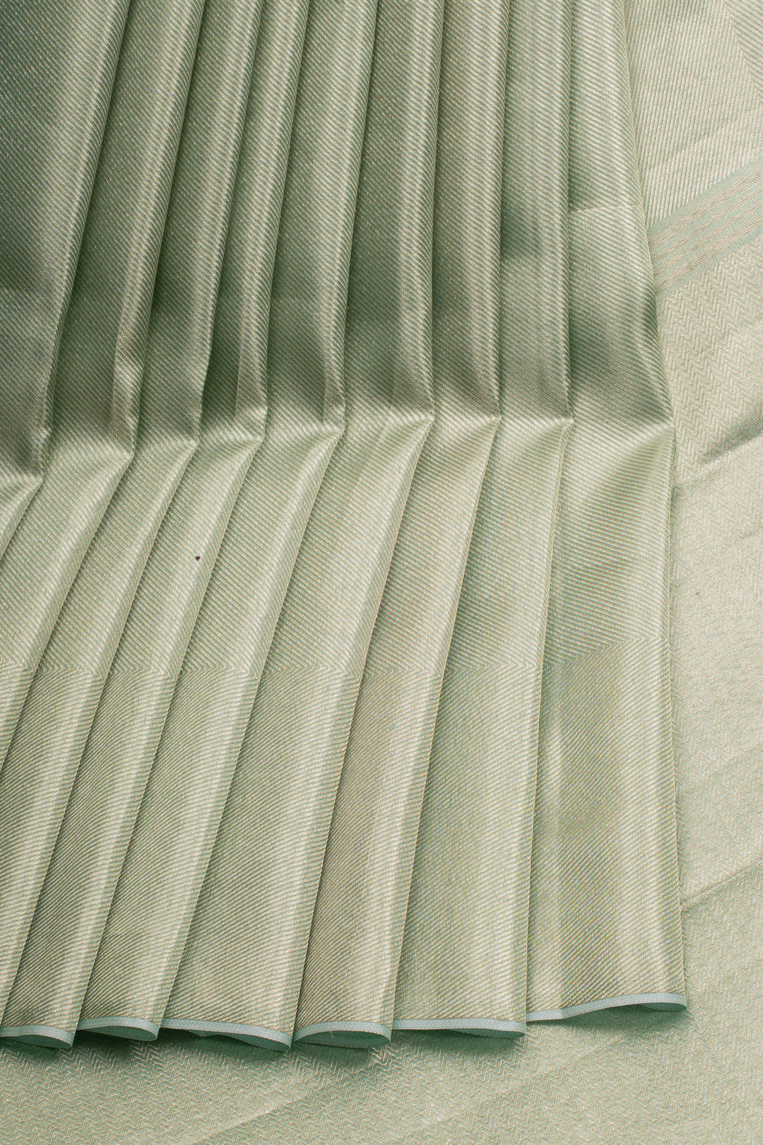 Ice Blue Brocade Pure Kanchipuram Silk Saree