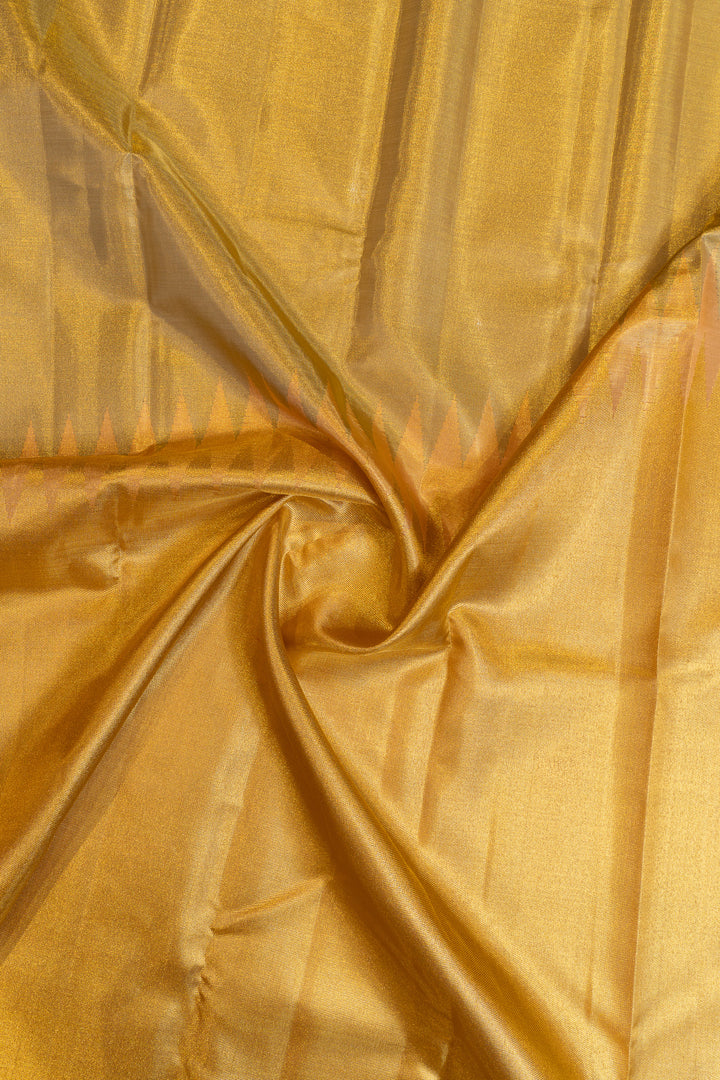 Gold tissue rising 8Kol pure Kanchipuram silk saree