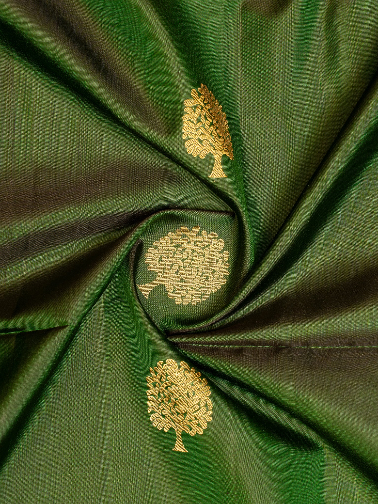 Bottle Green and Magenta Soft Silk Saree | Clio Silks