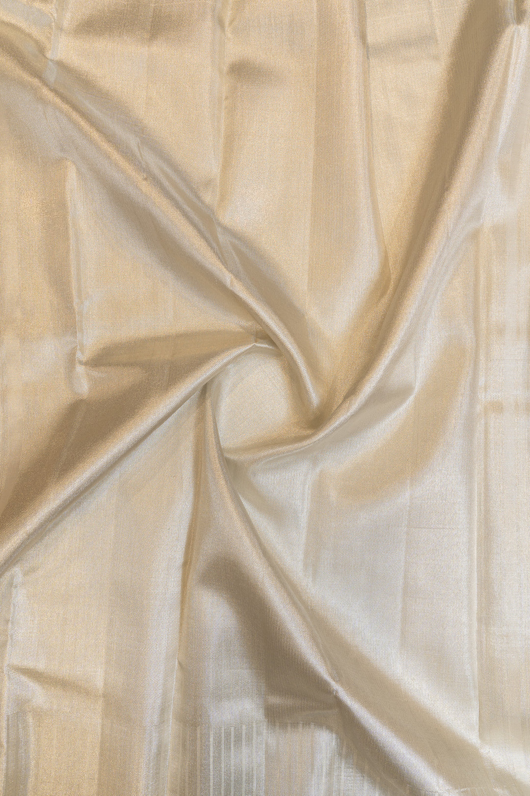 Silverish pink concept stripes 8 Kol pure Kanchipuram silk saree