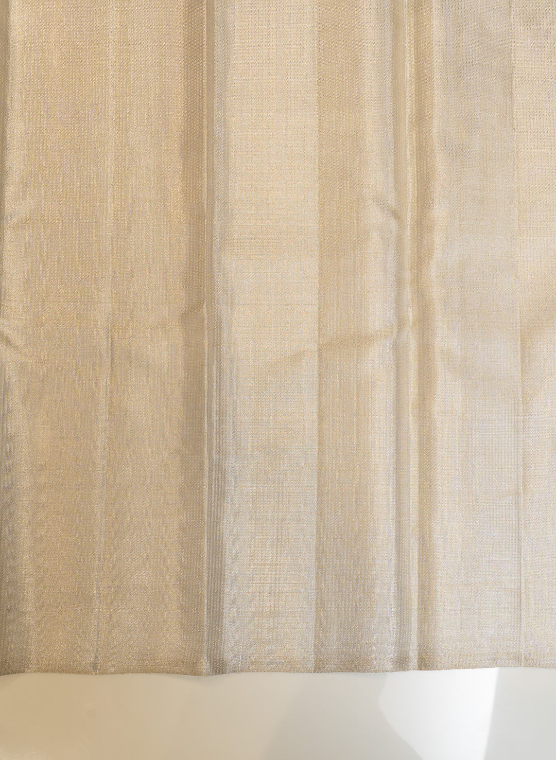 Silverish pink concept stripes 8 Kol pure Kanchipuram silk saree