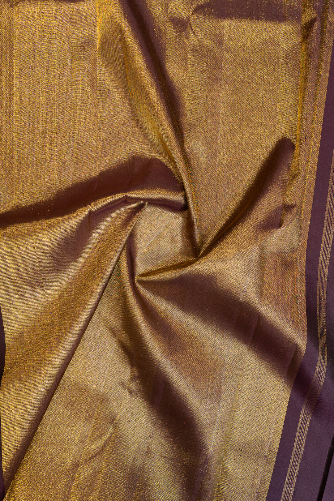 Gold and burgundy 8 Kol pure Kanchipuram silk saree