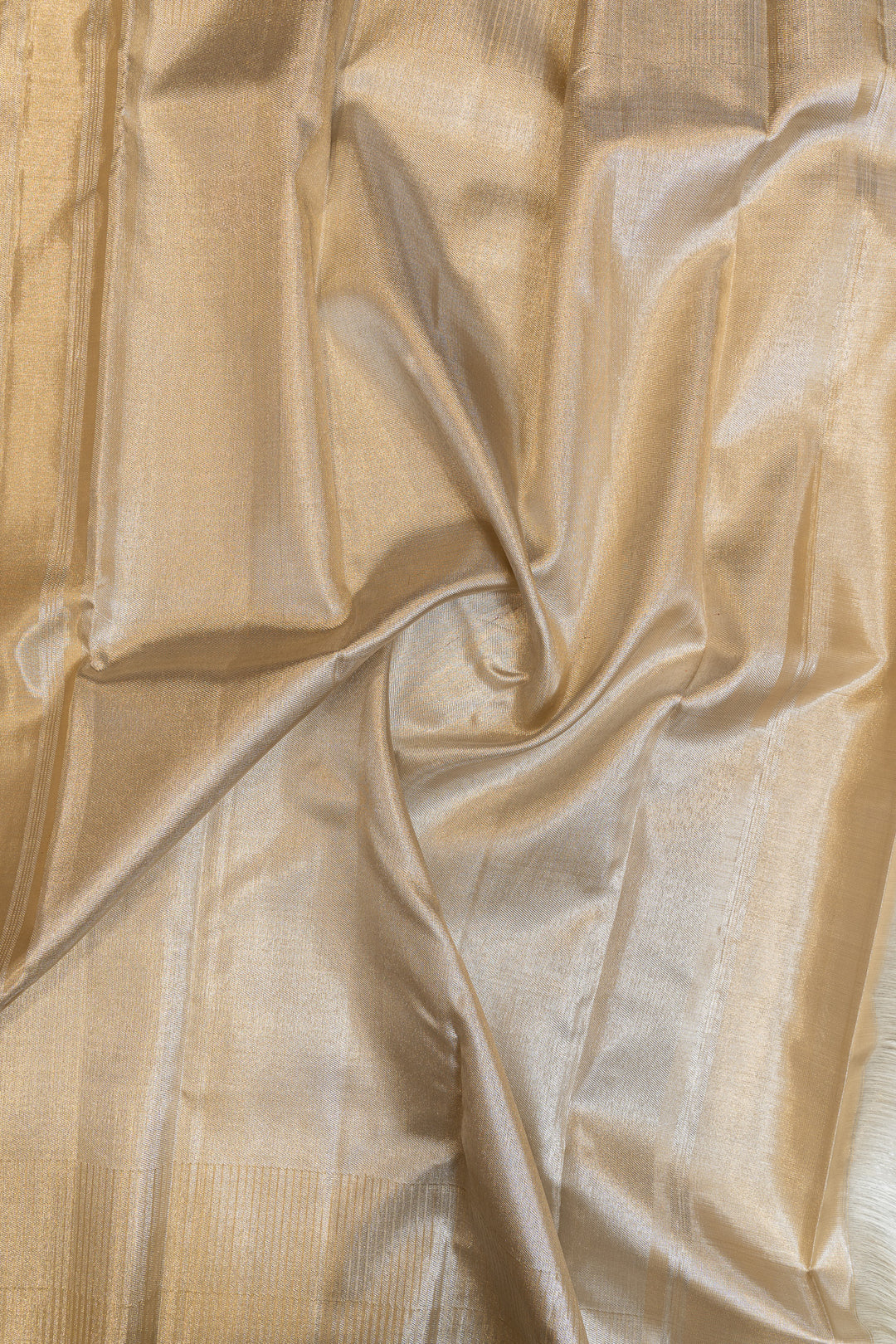 Gold and silver concept 8 Kol pure Kanchipuram silk saree