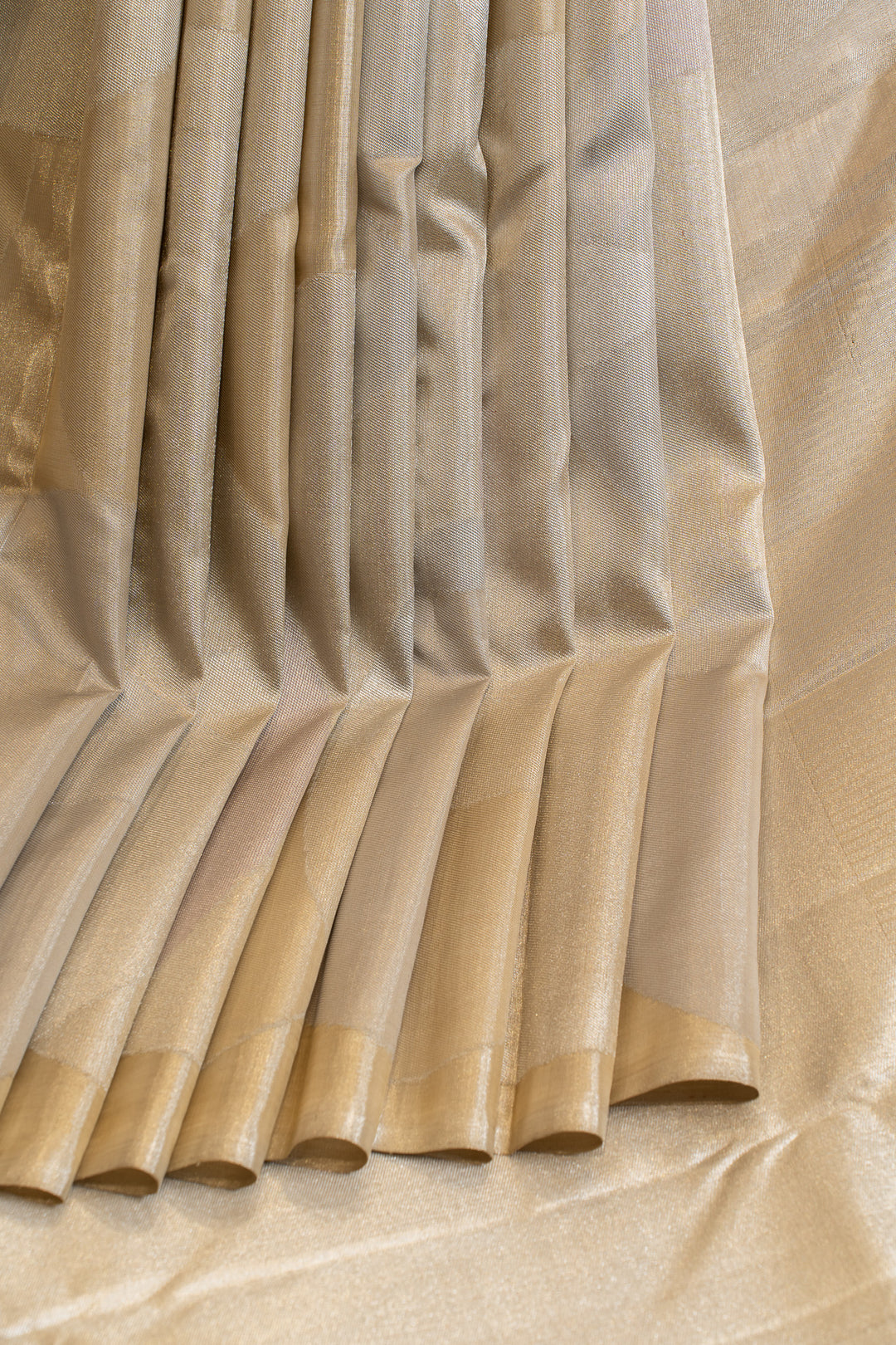 Gold and silver concept 8 Kol pure Kanchipuram silk saree
