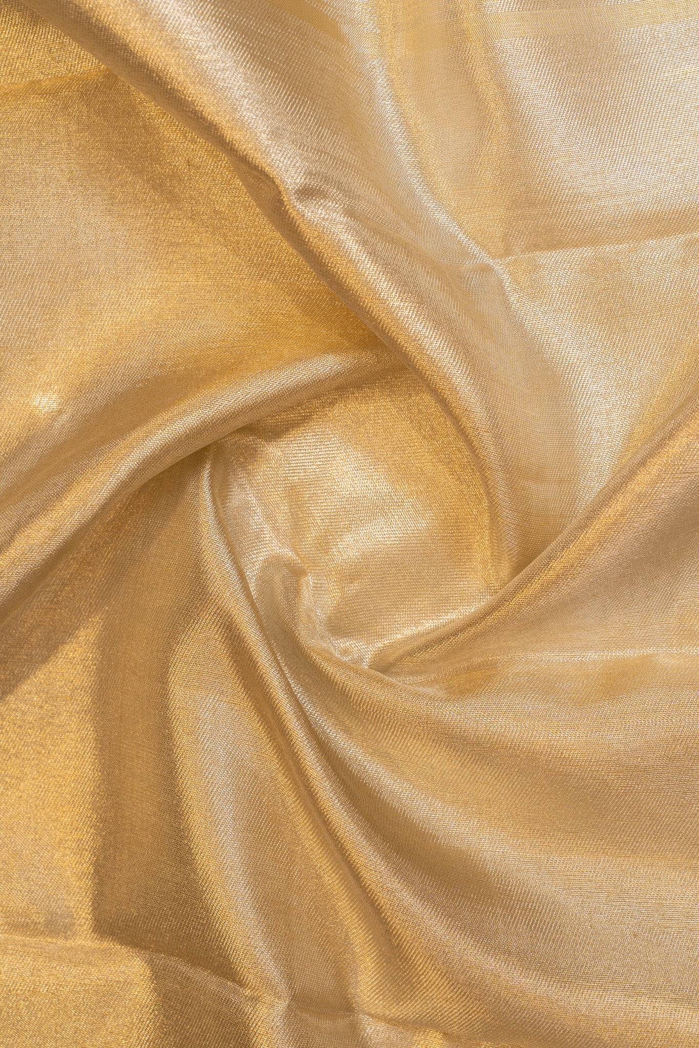 Silverish gold 8 Kol pure Kanjivaram Silk Saree