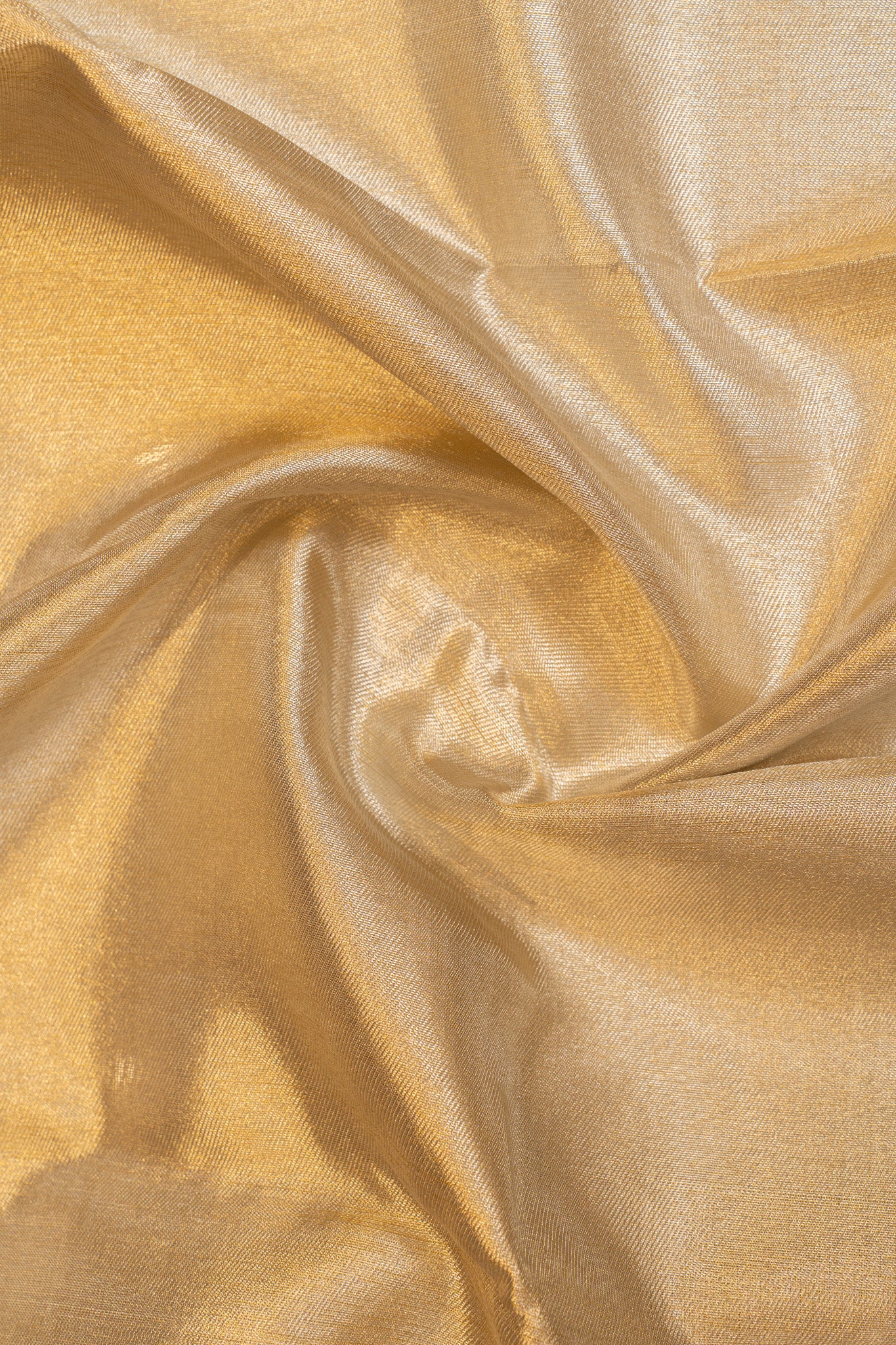 Silverish gold 8 Kol pure Kanjivaram Silk Saree