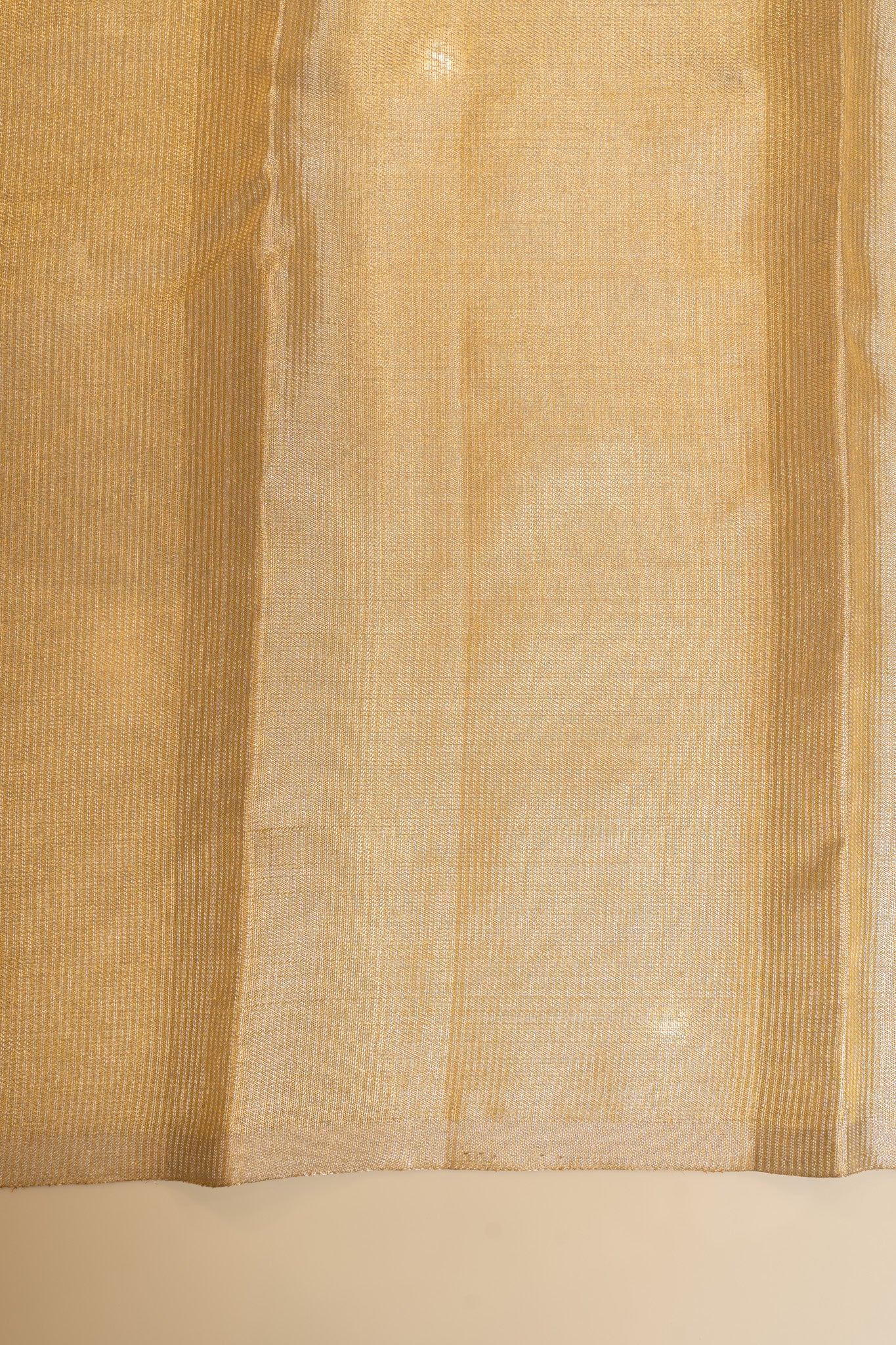 Silverish gold 8 Kol pure Kanjivaram Silk Saree