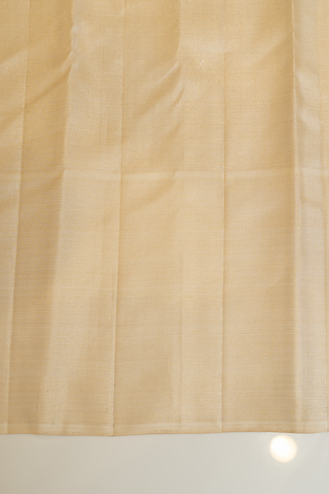 Sunburst gold and ivory tissue checks pure Kanchipuram silk saree