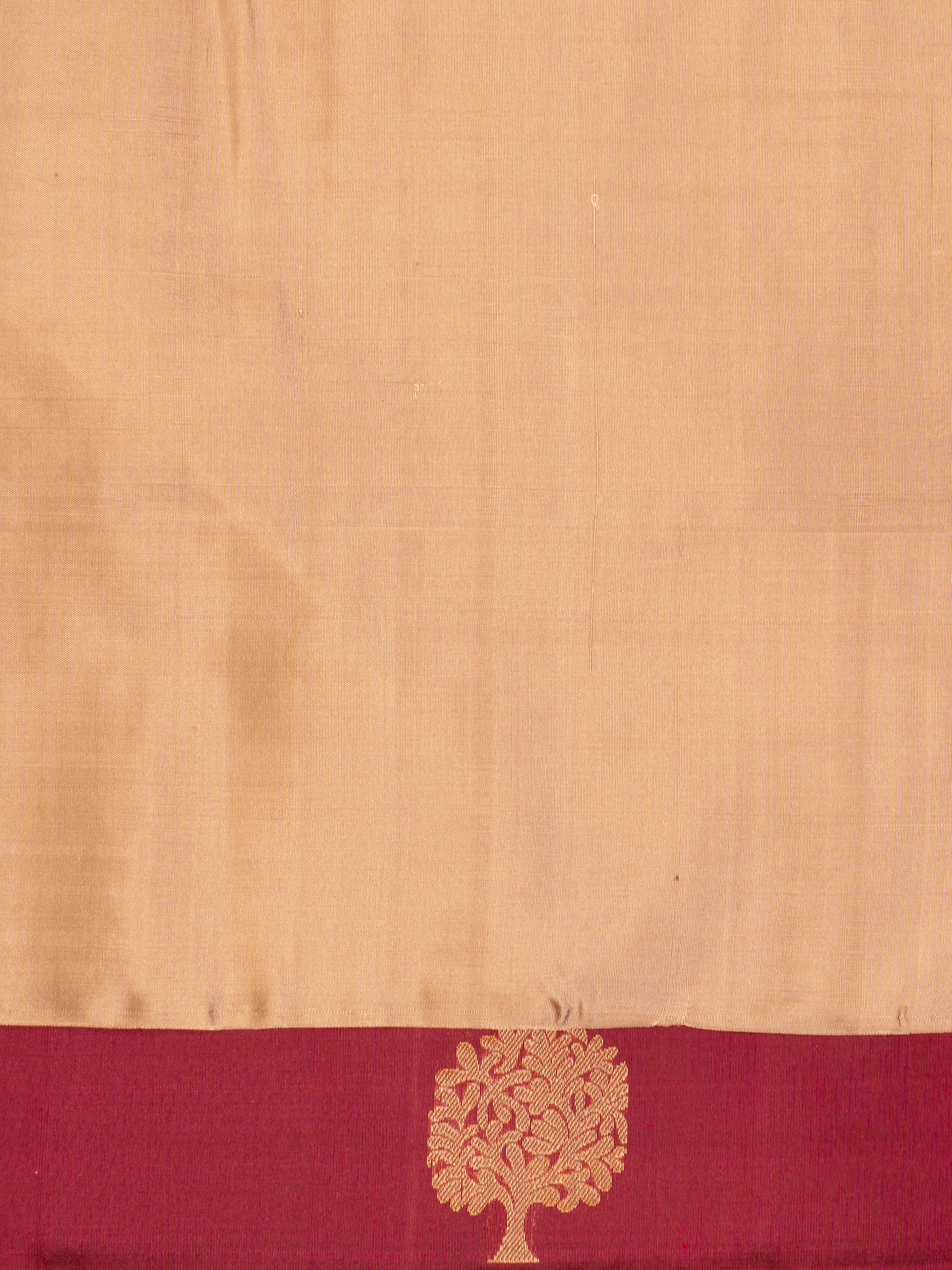 Maroon and Beige Soft Silk Saree