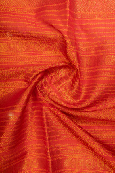 Ink blue lakshadeepam pure silk cotton saree