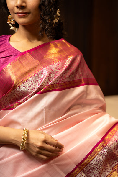pure handmade silk saree