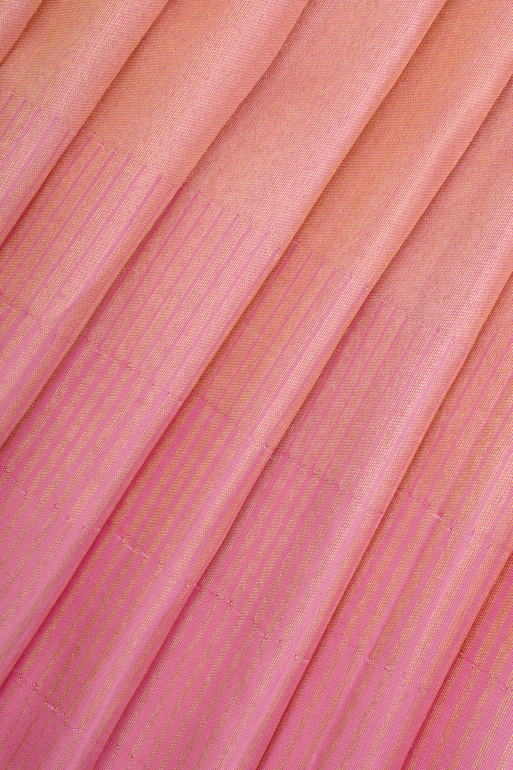 Pastel pink 8 Kol pure kanchipuram silk saree