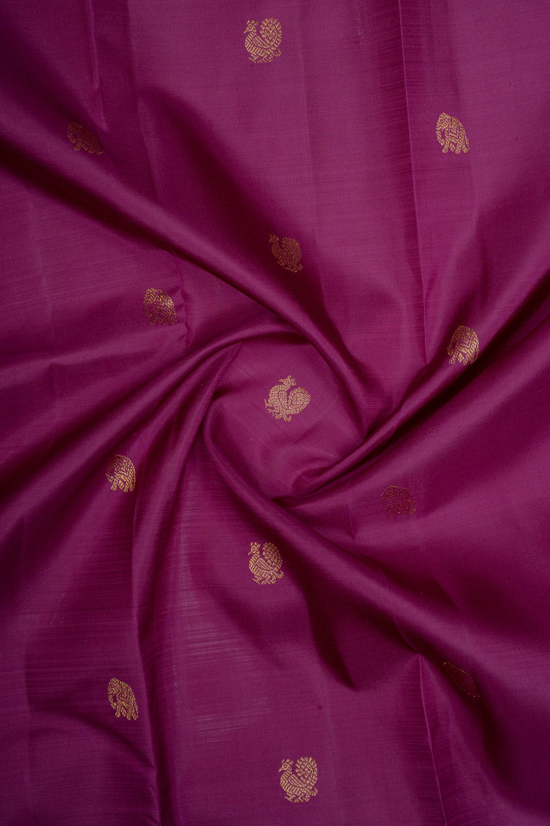Purple traditional pure kanchipuram silk saree