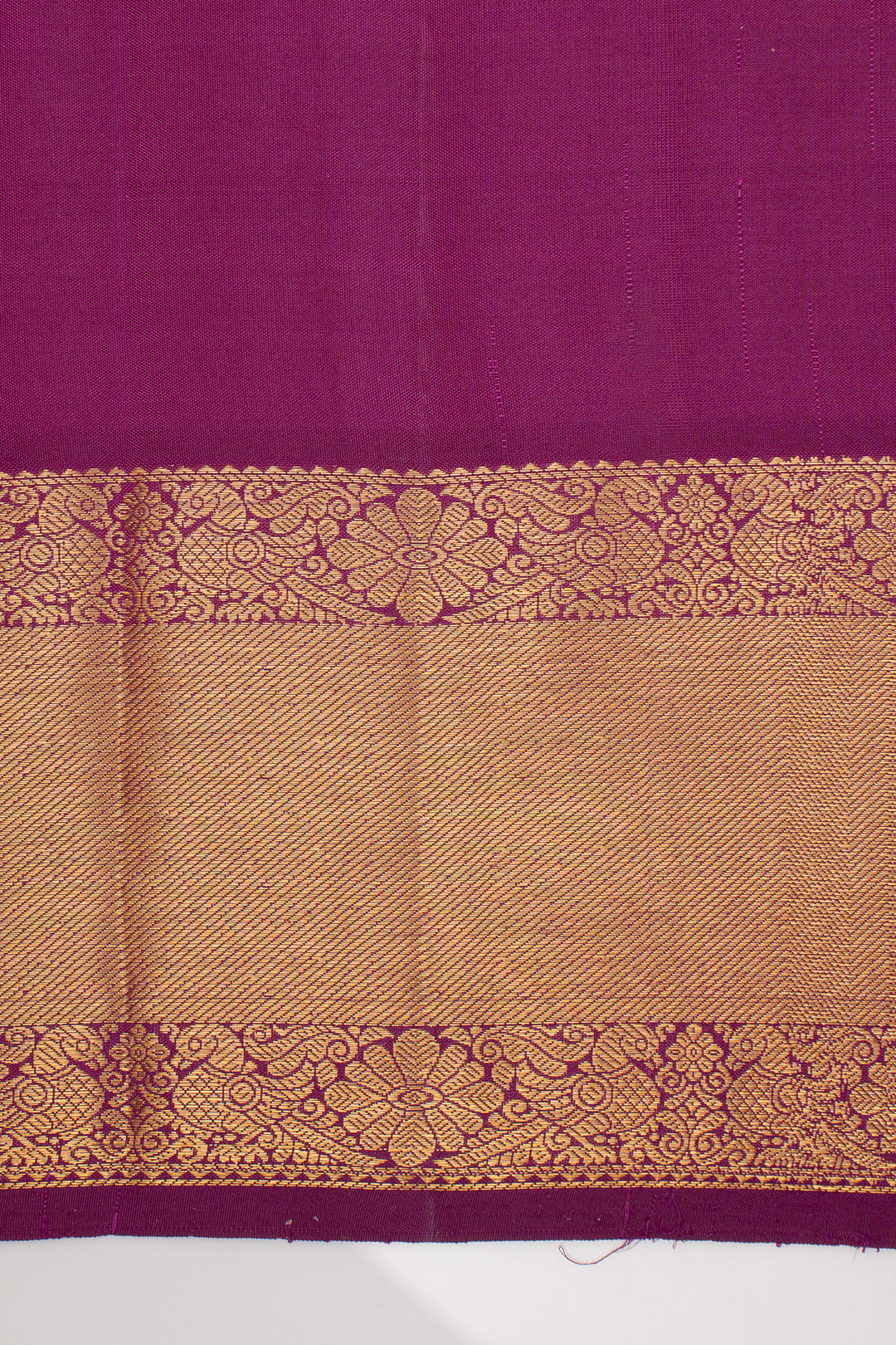 Purple traditional pure kanchipuram silk saree