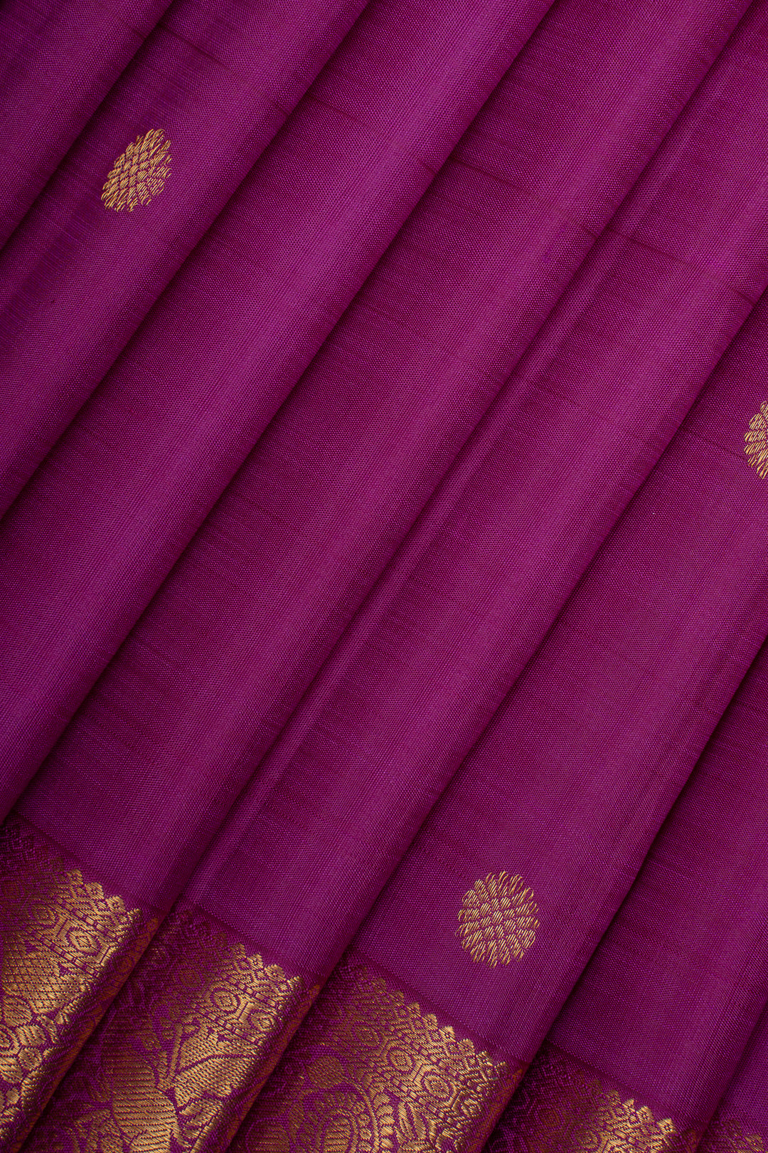 Purple Traditional Pure Kanchipuram Silk Saree