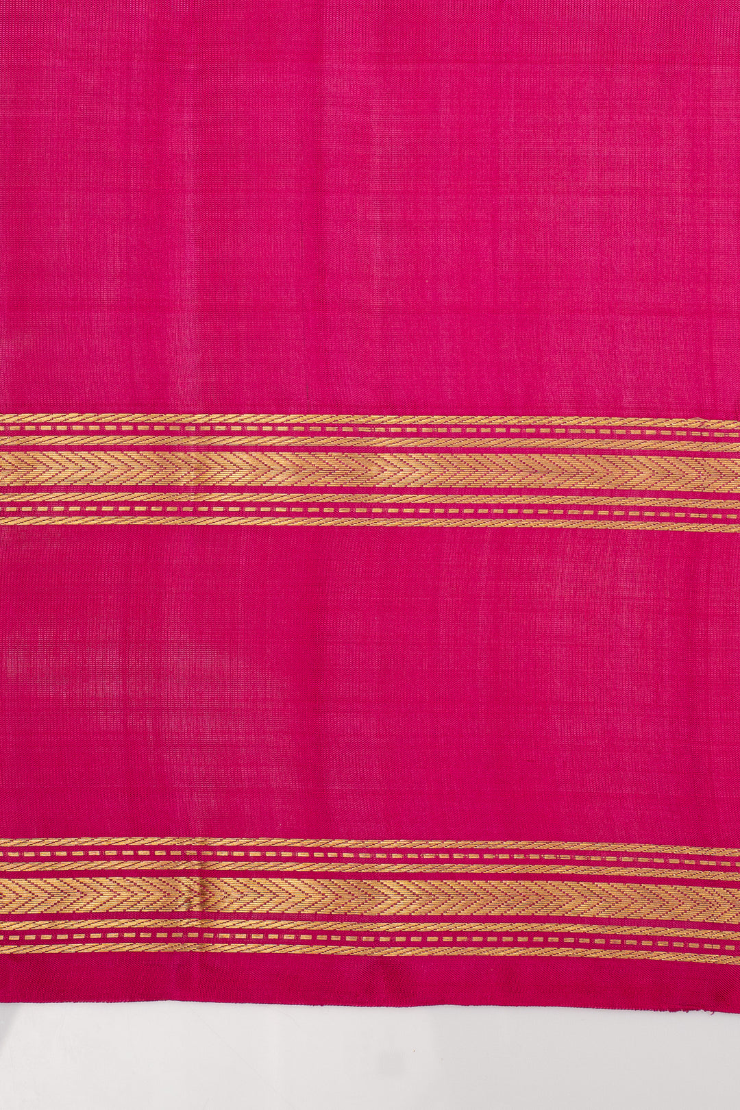 Peacock Blue Checks Pure Soft Silk Saree