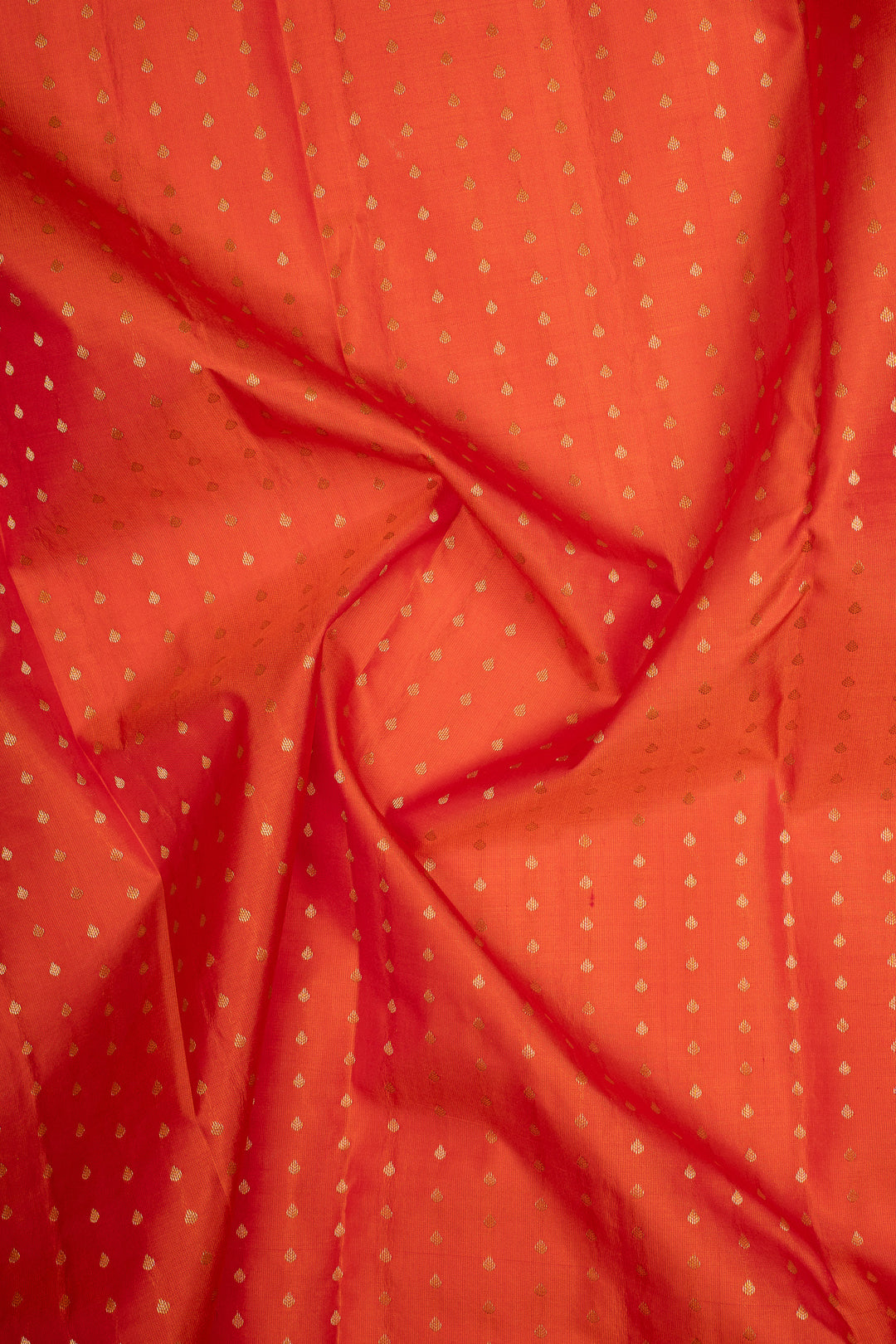 Orange Traditional Pure Kanchipuram Silk Saree