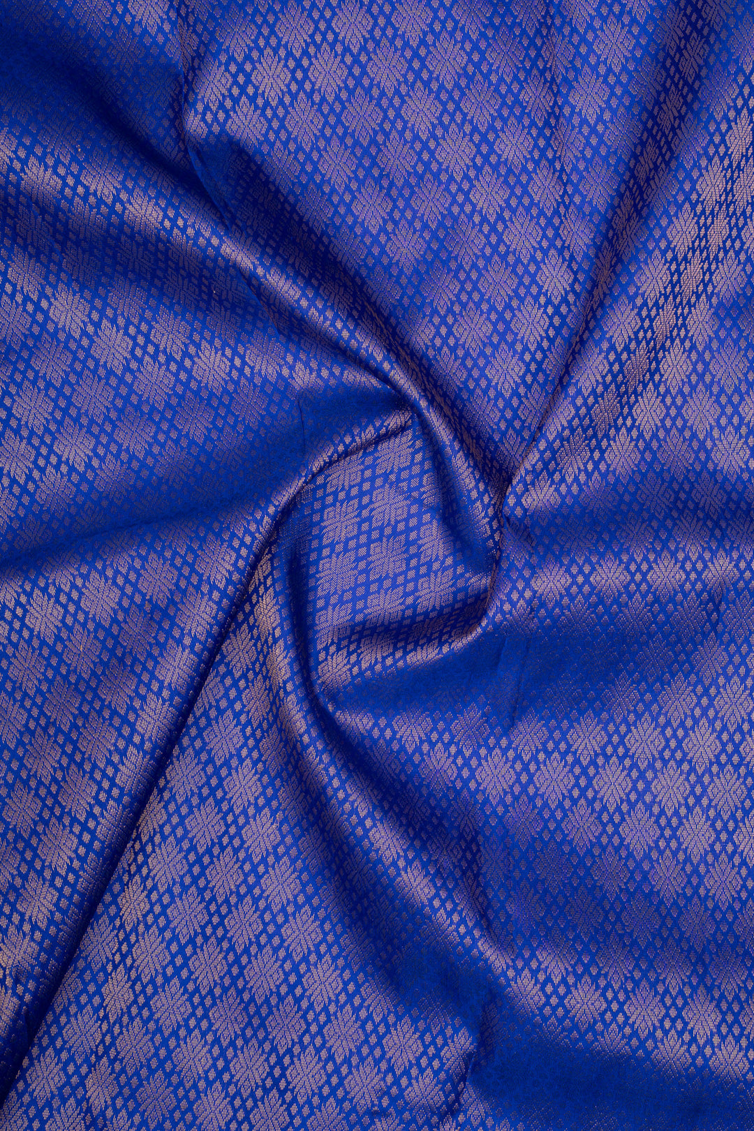 Beige Checks Pure Soft Silk Saree